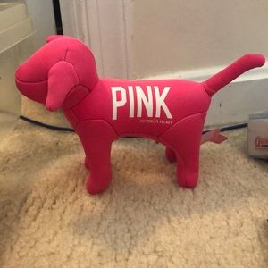 PINK stuffed dog